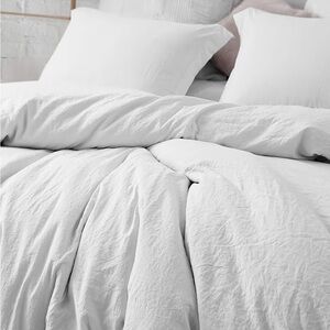 Classic White Duvet Cover Set - Soft Breathable Bedding